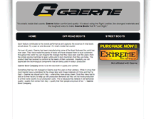 Tablet Screenshot of gaerneboots.com